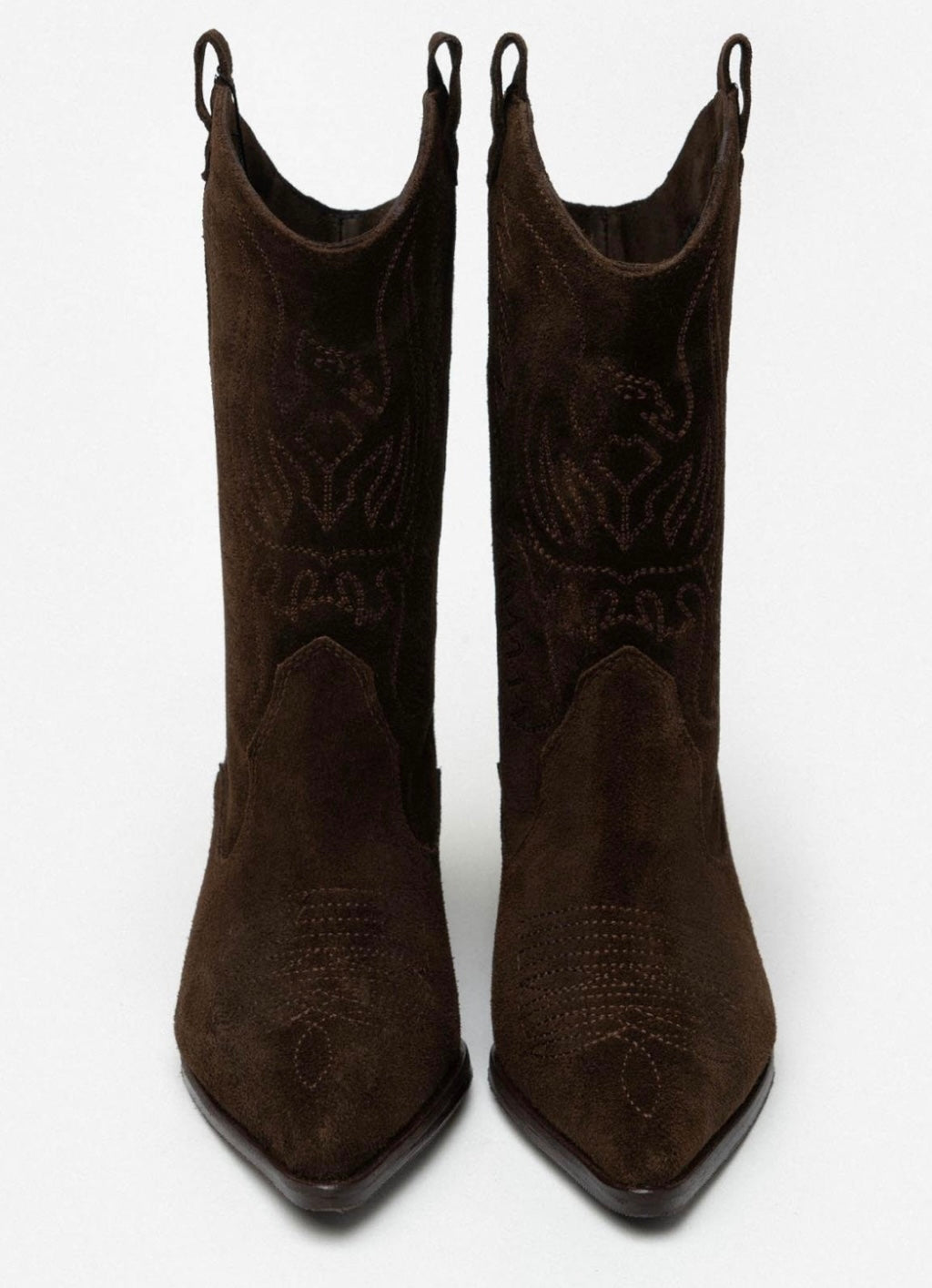 MERCURY Western Boots Suéde Leer Bruin