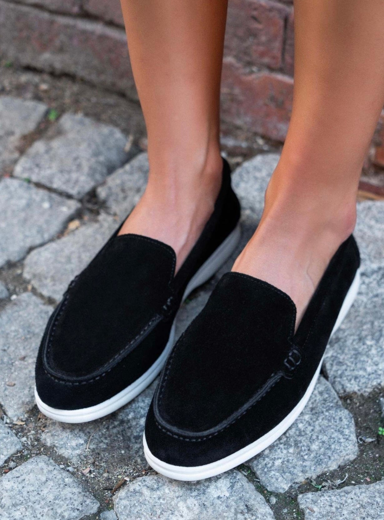 VAYNE Loafers Zwart 100% Leer