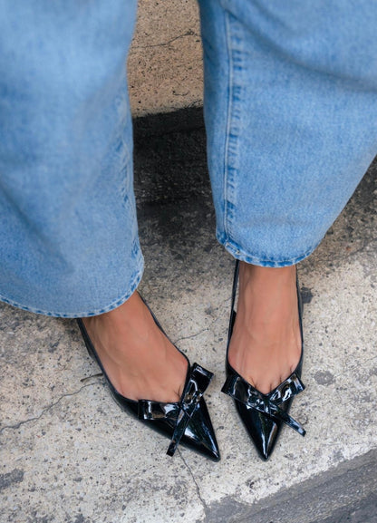 LUCINDA Heels Black Patent Leather